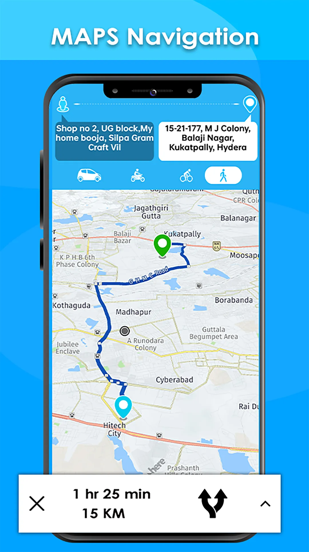 Maps Driving Directions | Indus Appstore | Screenshot