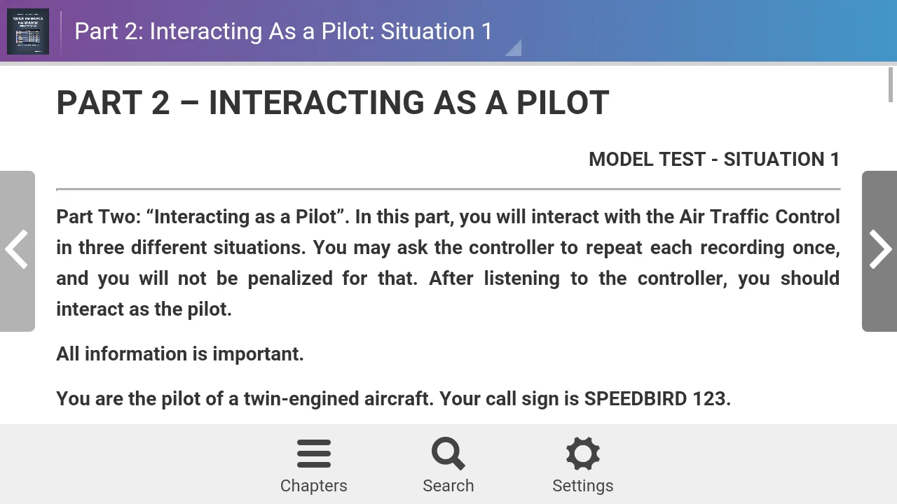 ICAO Test - QRH - Demo | Indus Appstore | Screenshot