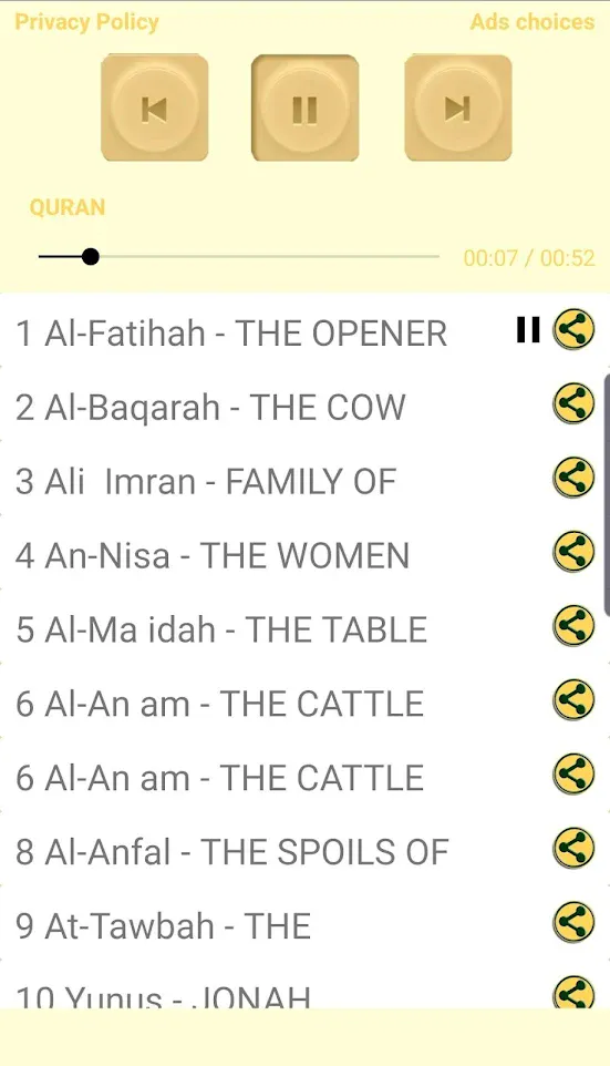 Malayalam Quran Audio | Indus Appstore | Screenshot