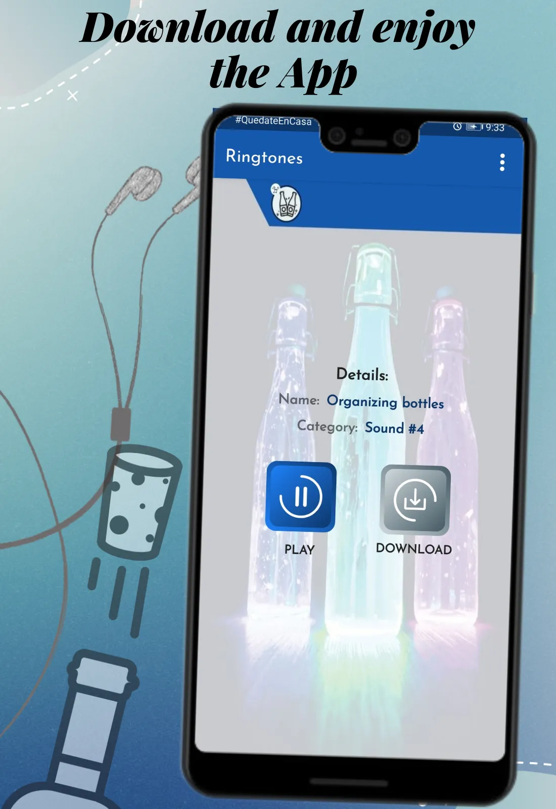 Bottle sounds, bottle tones | Indus Appstore | Screenshot