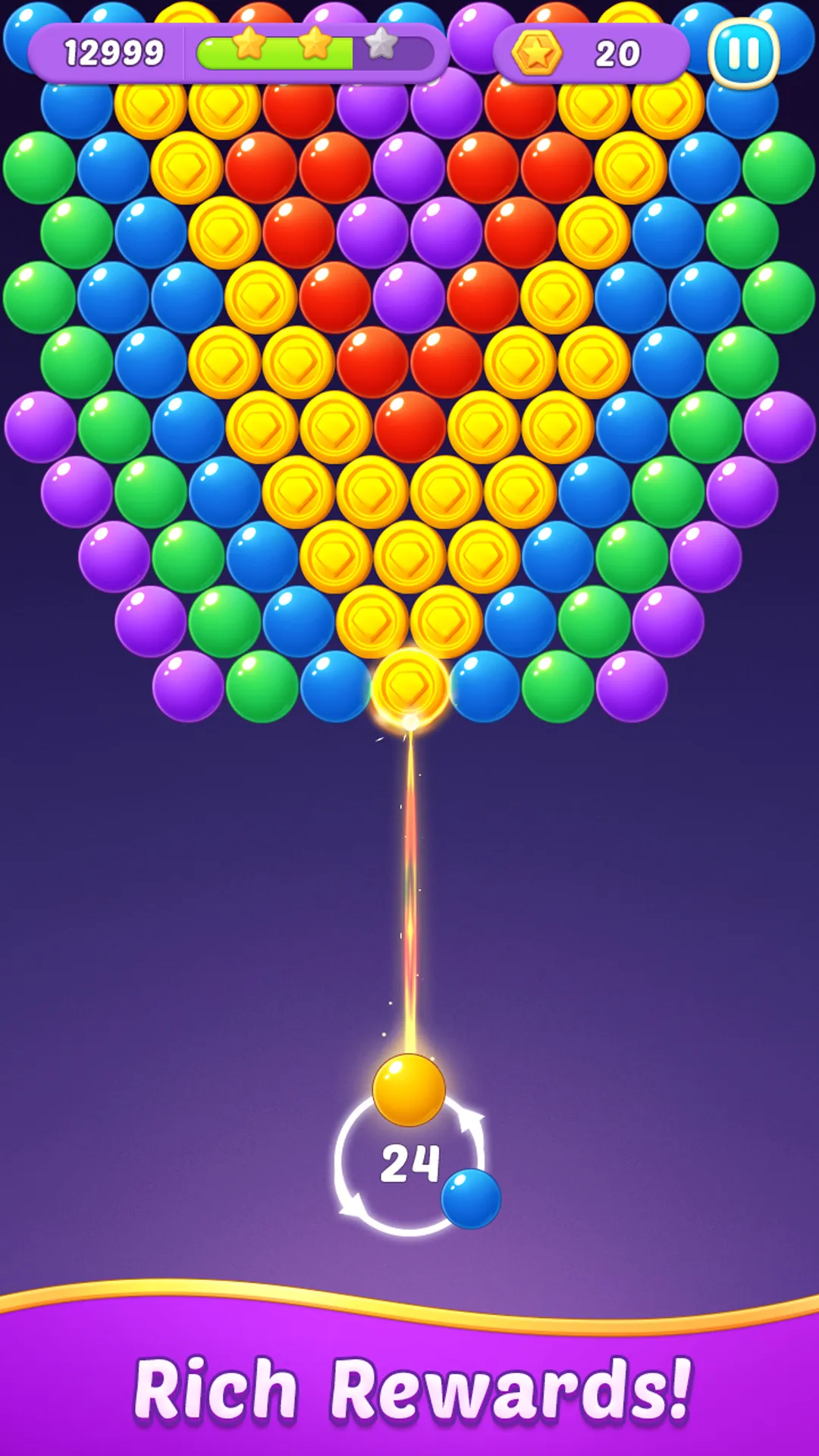 Bubble Shooter Gem Puzzle Pop | Indus Appstore | Screenshot