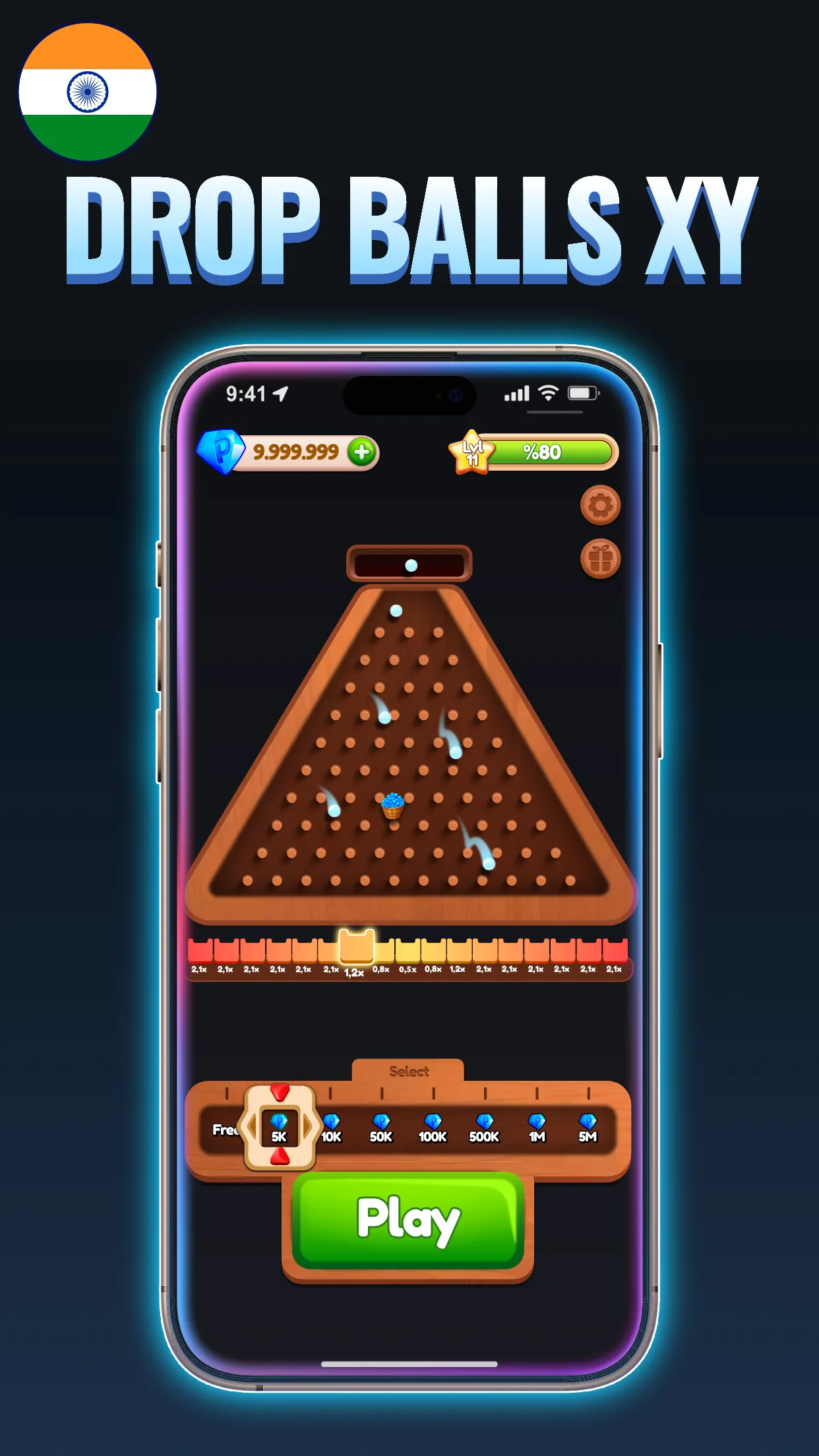 Drop Balls XY - Plink Balls | Indus Appstore | Screenshot