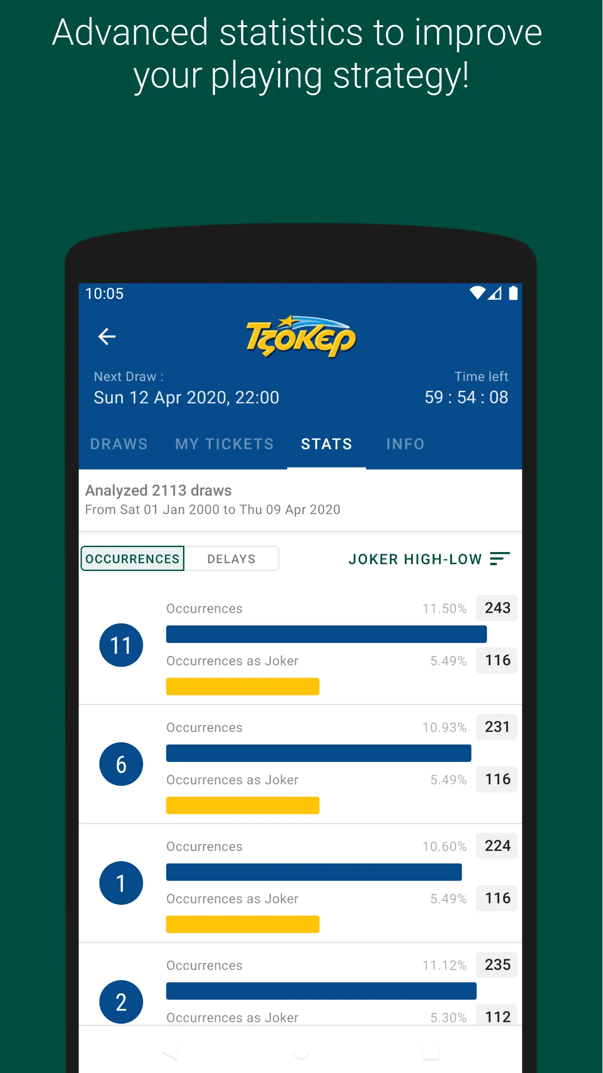 Greek Lottery Games & Results! | Indus Appstore | Screenshot