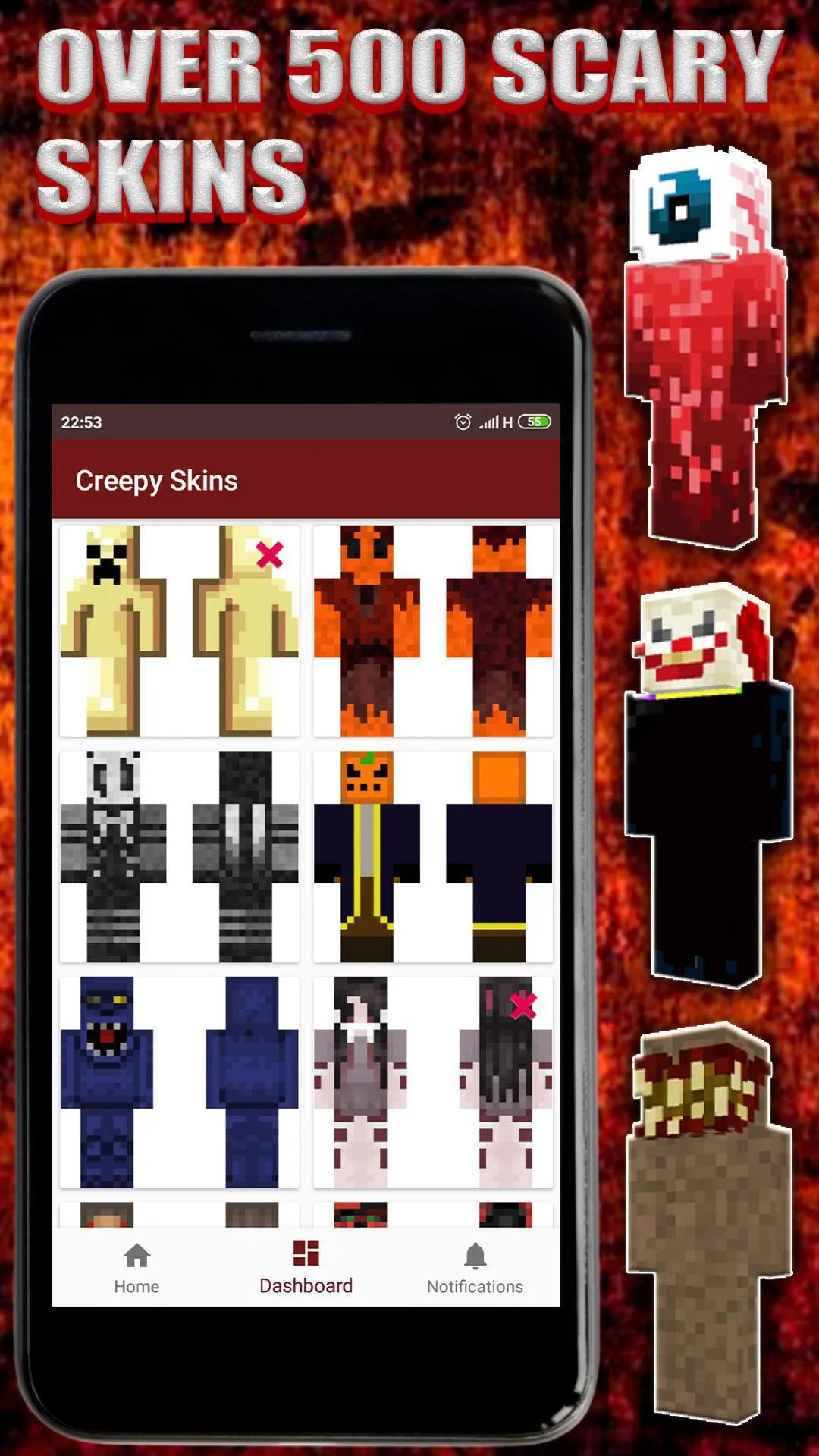 Scary Skins and Horror Skins | Indus Appstore | Screenshot