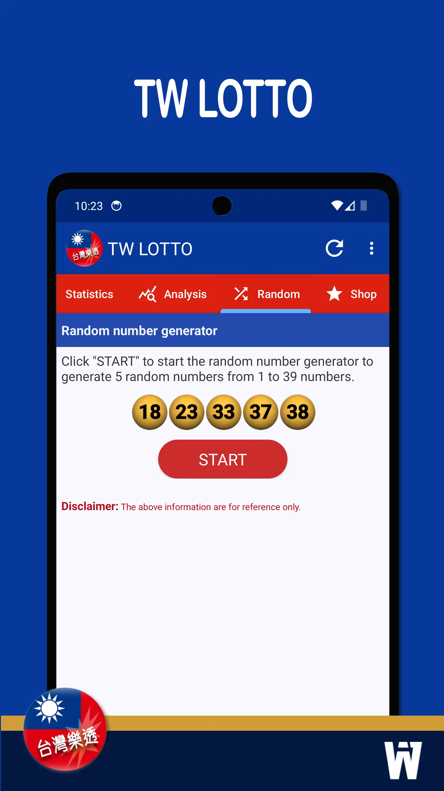 TW LOTTO | Indus Appstore | Screenshot