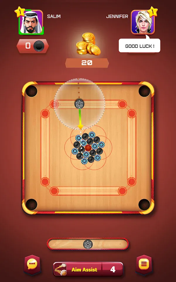 Carrom Board Online- Pool Game | Indus Appstore | Screenshot