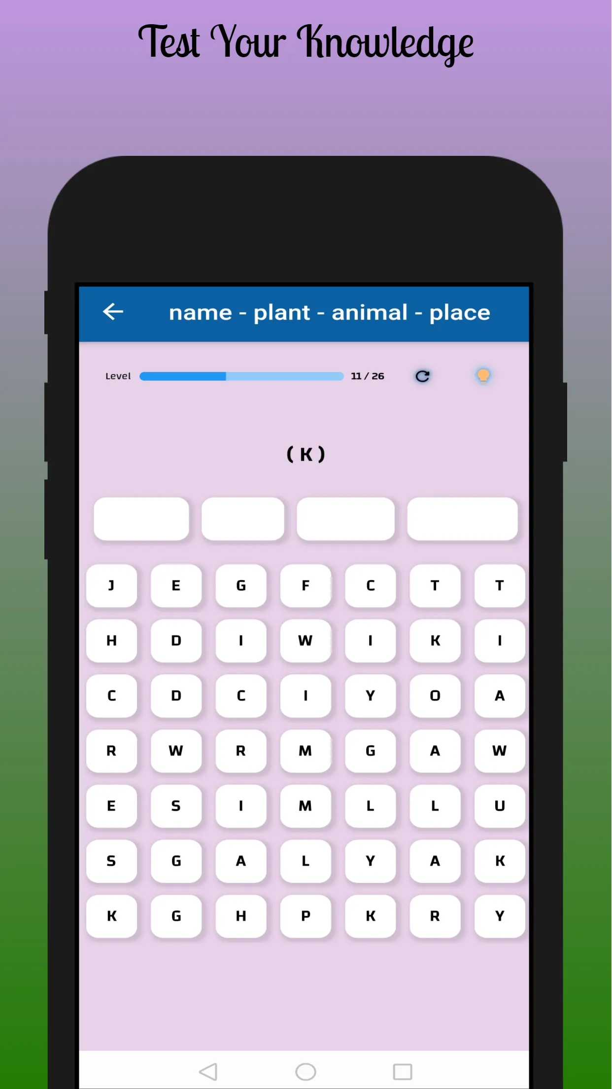 Name Plant Animal : Crossword | Indus Appstore | Screenshot