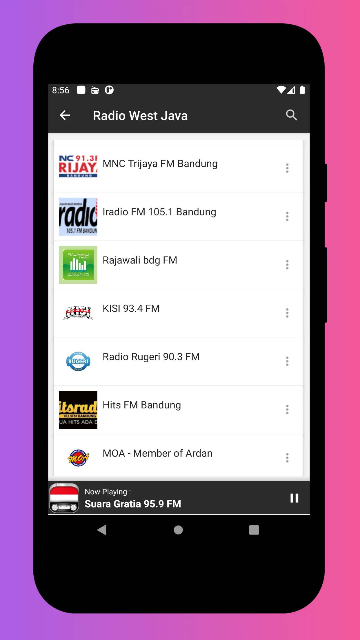 Radio Indonesia - Radio Online | Indus Appstore | Screenshot