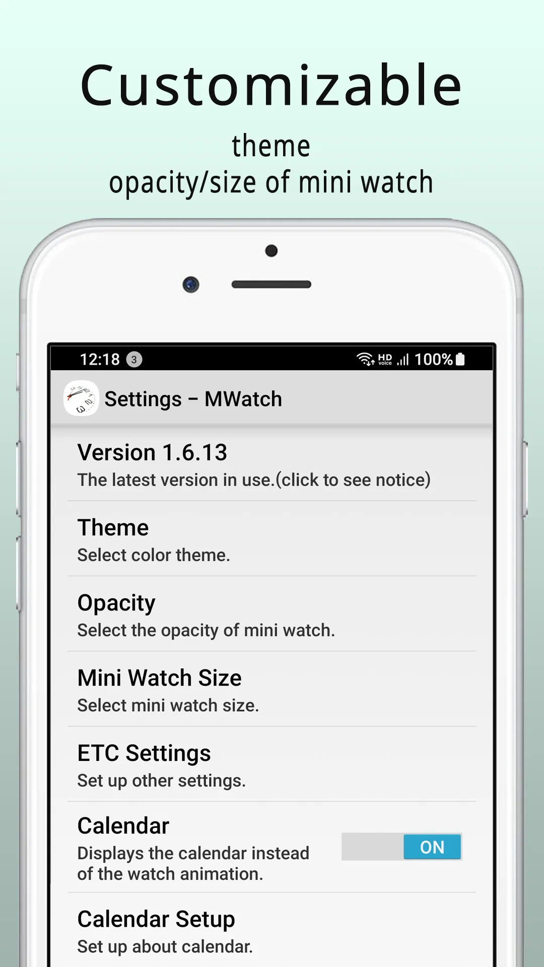 MaruWatch - Standard Clock | Indus Appstore | Screenshot