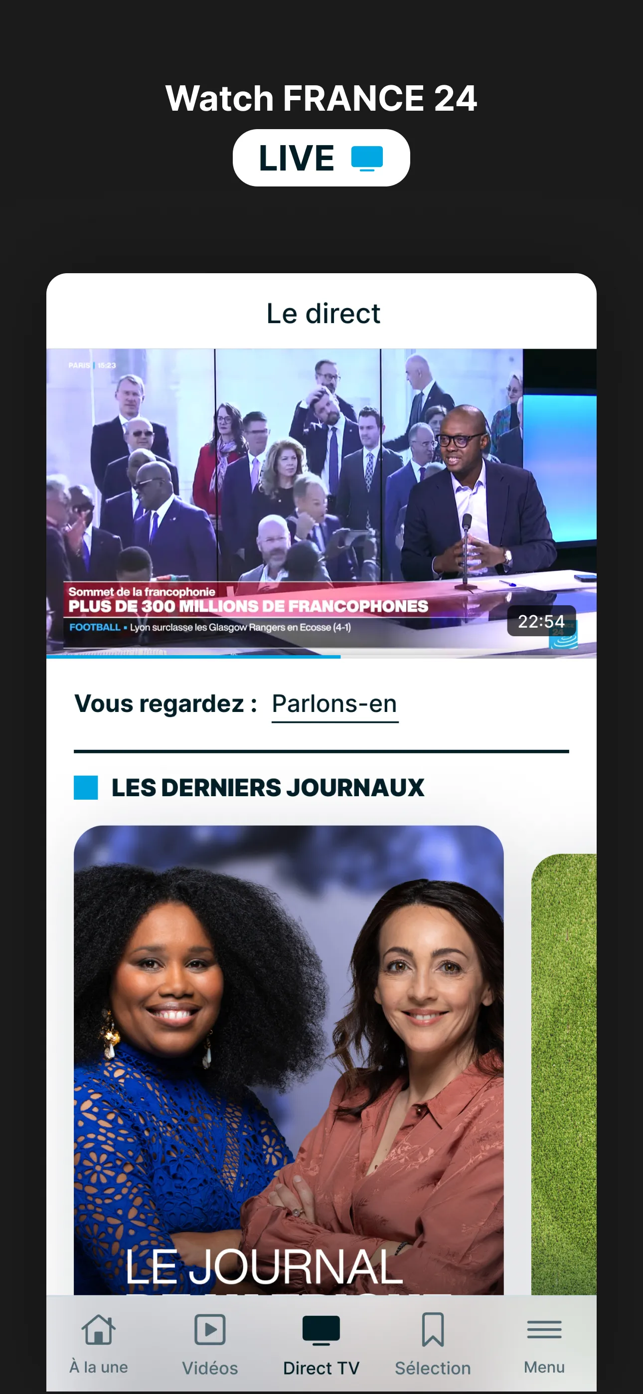 FRANCE 24 - Live news 24/7 | Indus Appstore | Screenshot