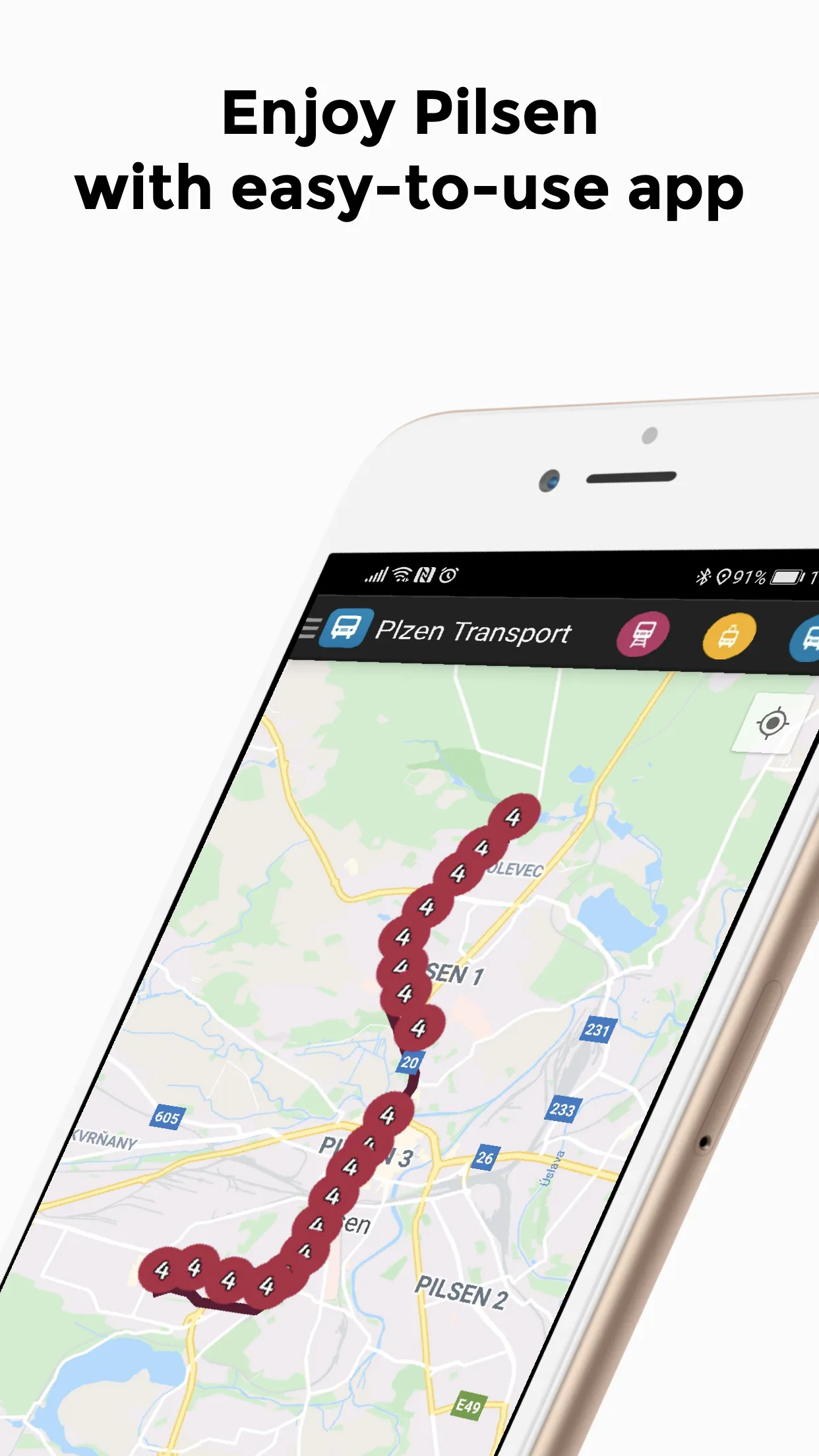 Plzen Transport | Indus Appstore | Screenshot