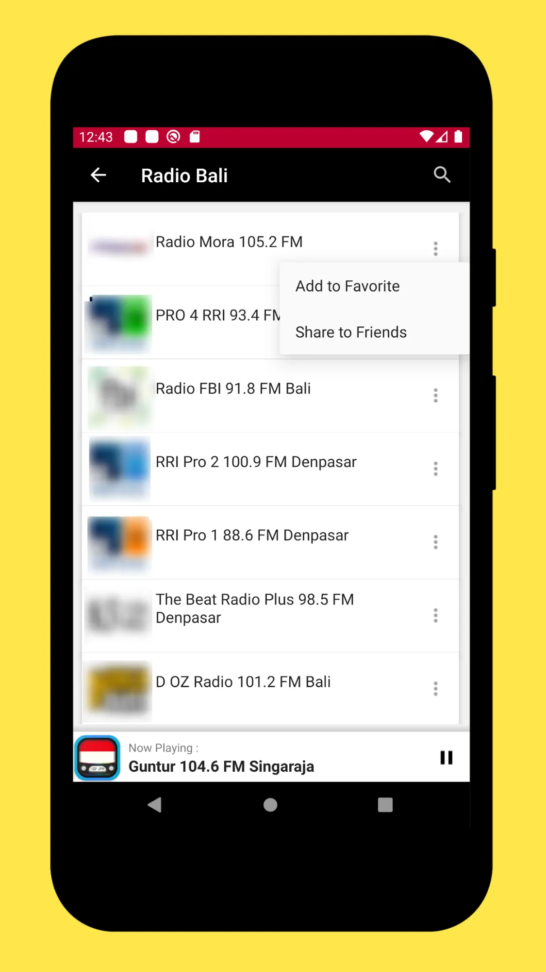 Radio Indonesia + Radio Online | Indus Appstore | Screenshot