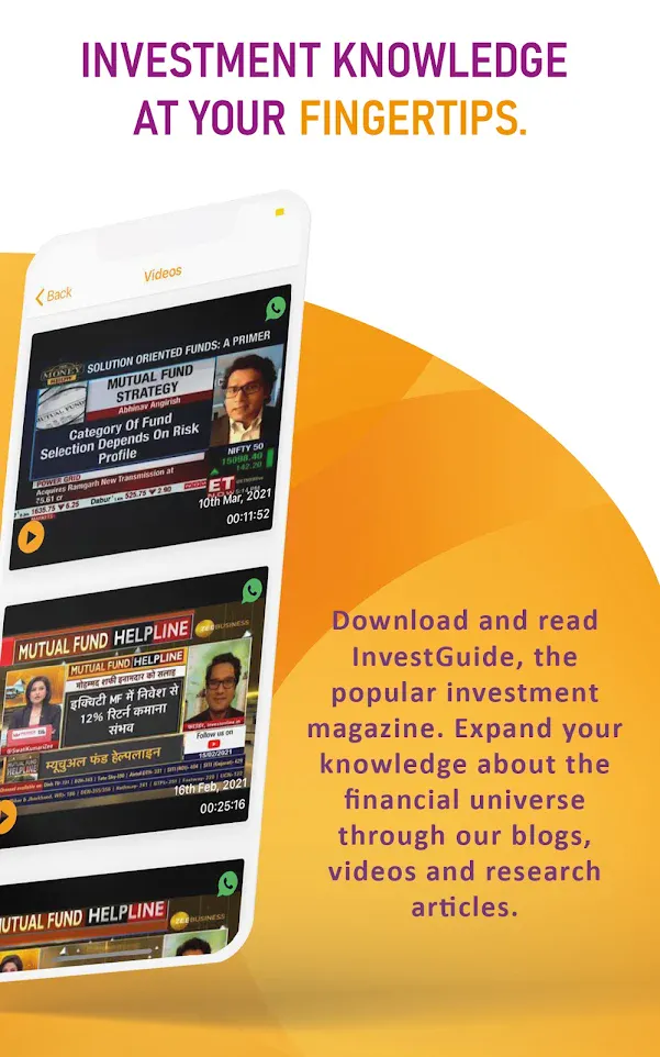 InvestOnline - Mutual Funds, E | Indus Appstore | Screenshot