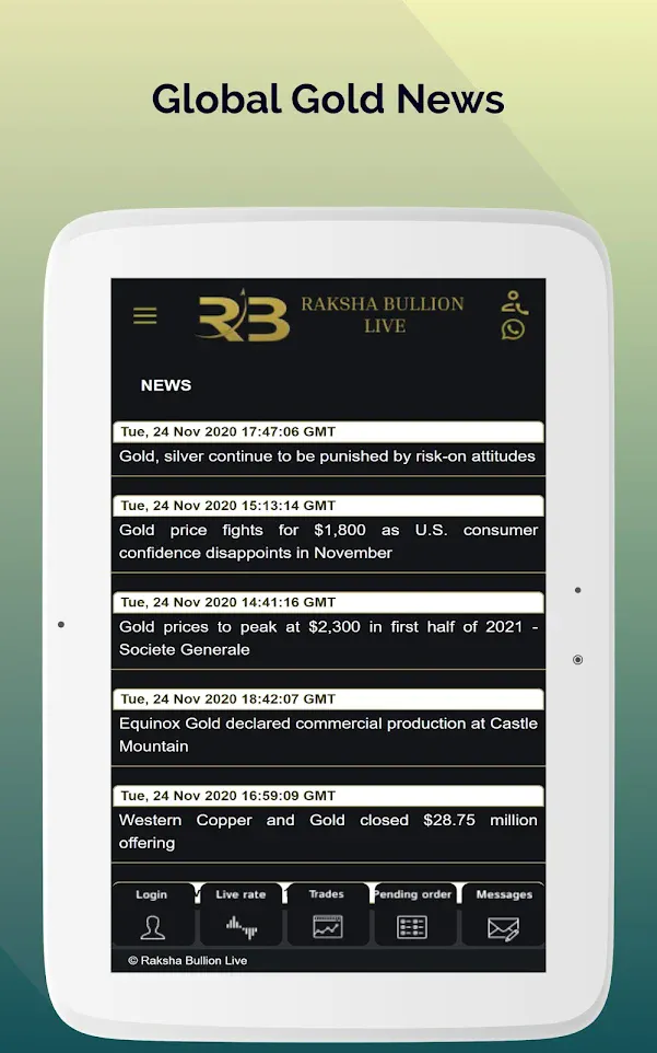 Raksha Bullion Live | Indus Appstore | Screenshot