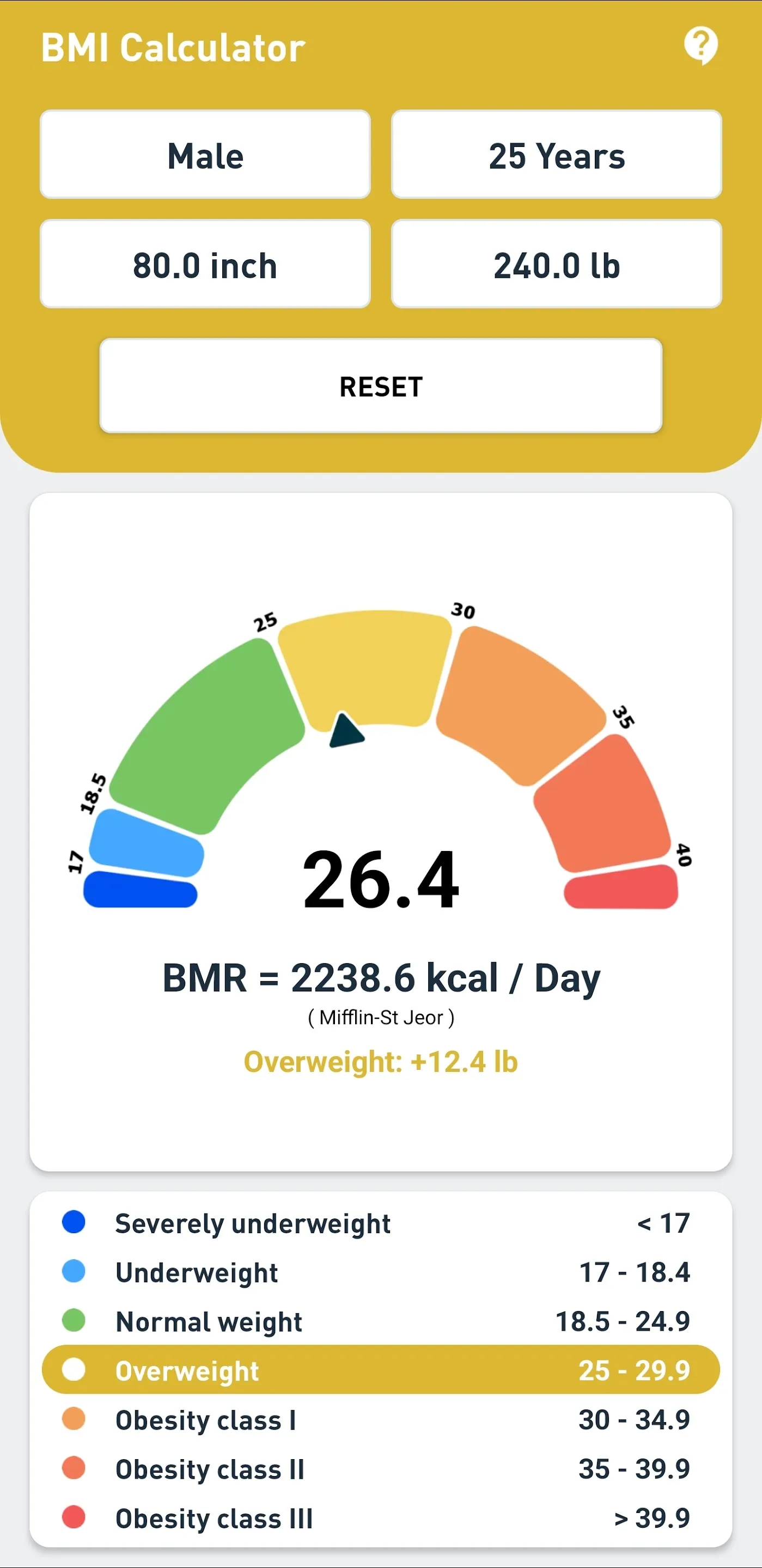 BMI Calculator | Indus Appstore | Screenshot