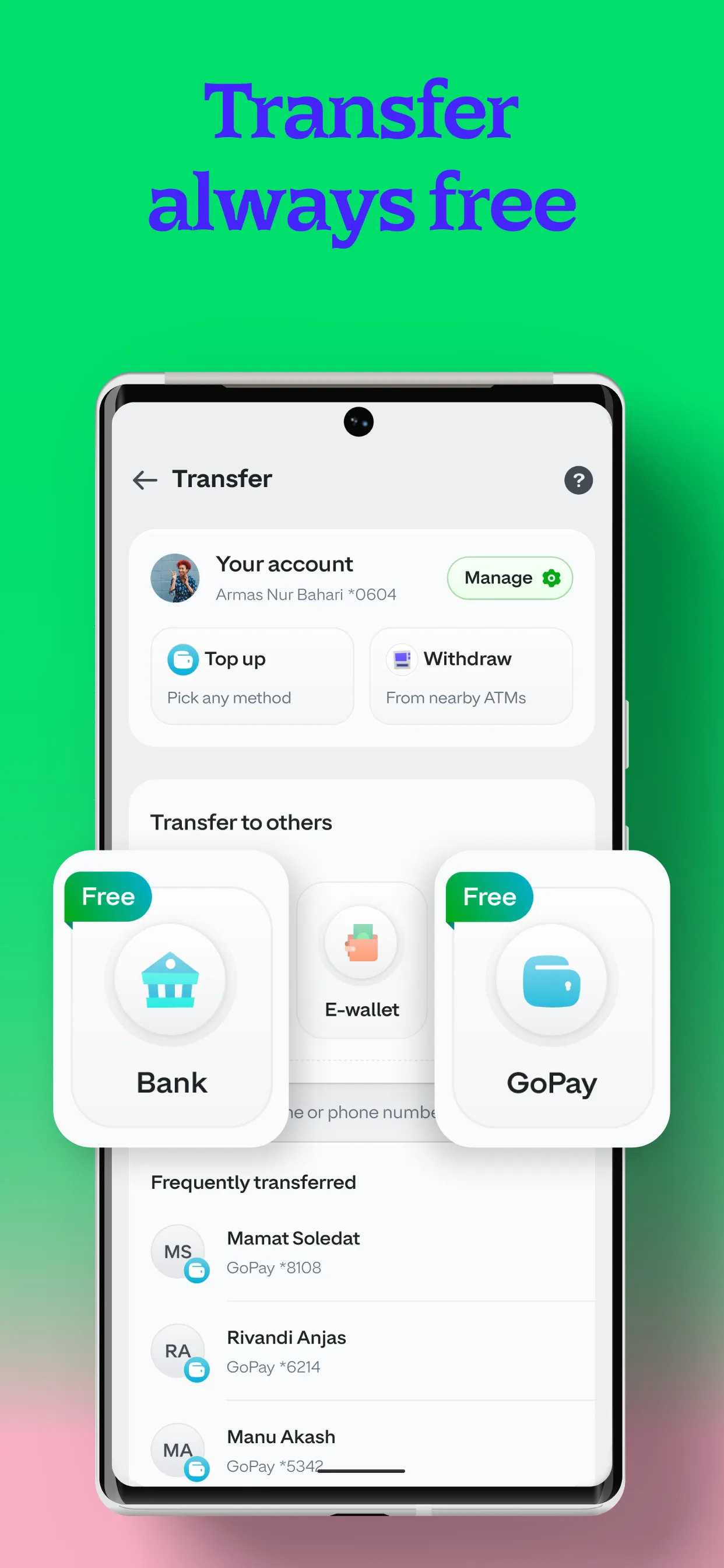 GoPay: Transfer Pulsa Bills | Indus Appstore | Screenshot