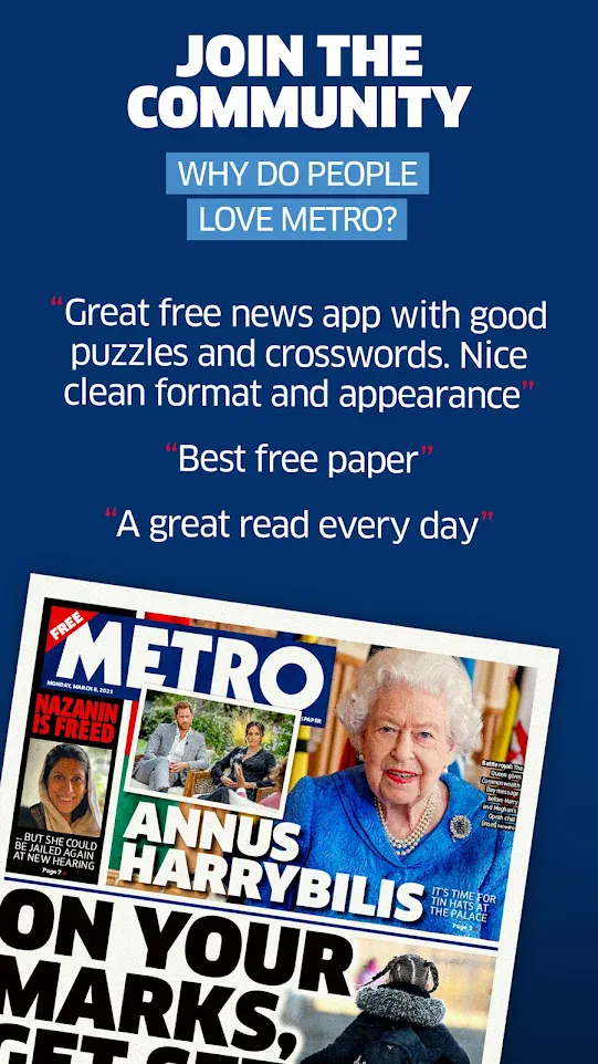 UK News App | Daily Newspaper & Puzzles | Metro | Indus Appstore | Screenshot