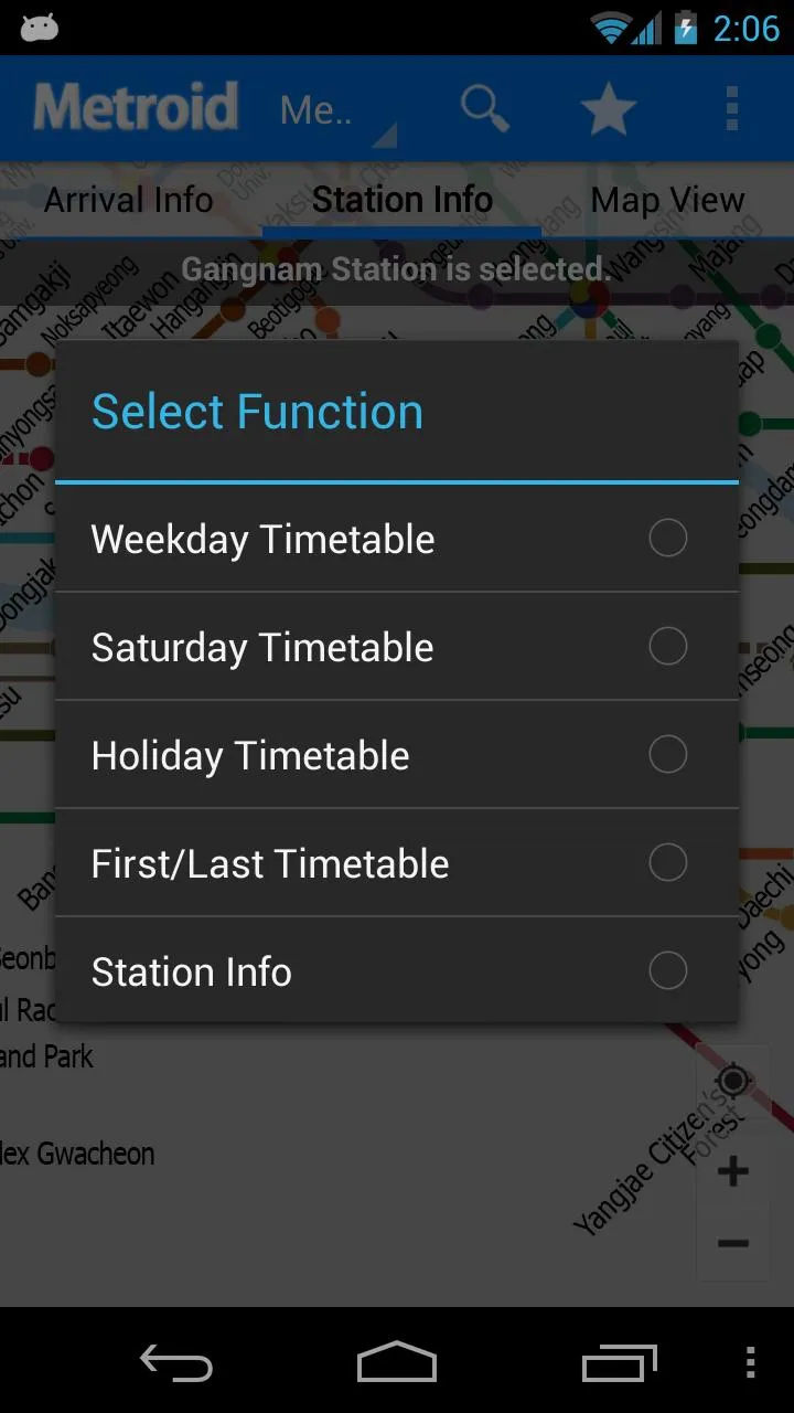 Korea Subway Info : Metroid | Indus Appstore | Screenshot