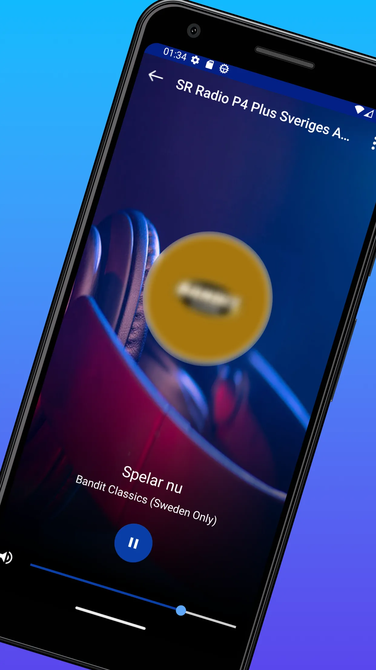 SR Radio P4 Plus Sveriges App | Indus Appstore | Screenshot