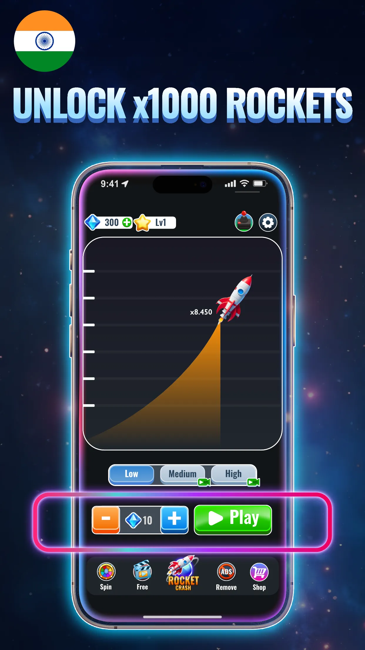 Crash Rocket - Rocket Game | Indus Appstore | Screenshot