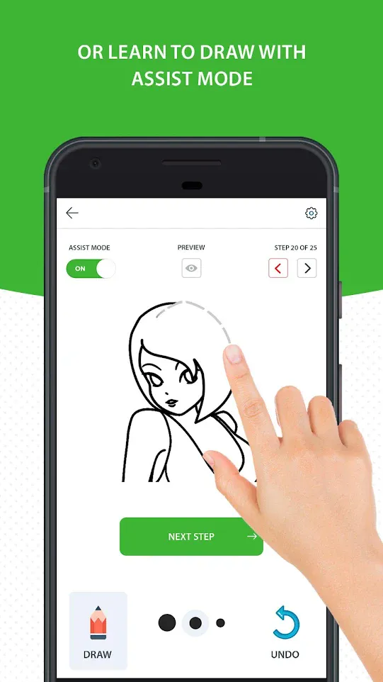 Learn to Draw Hot Anime Girls | Indus Appstore | Screenshot