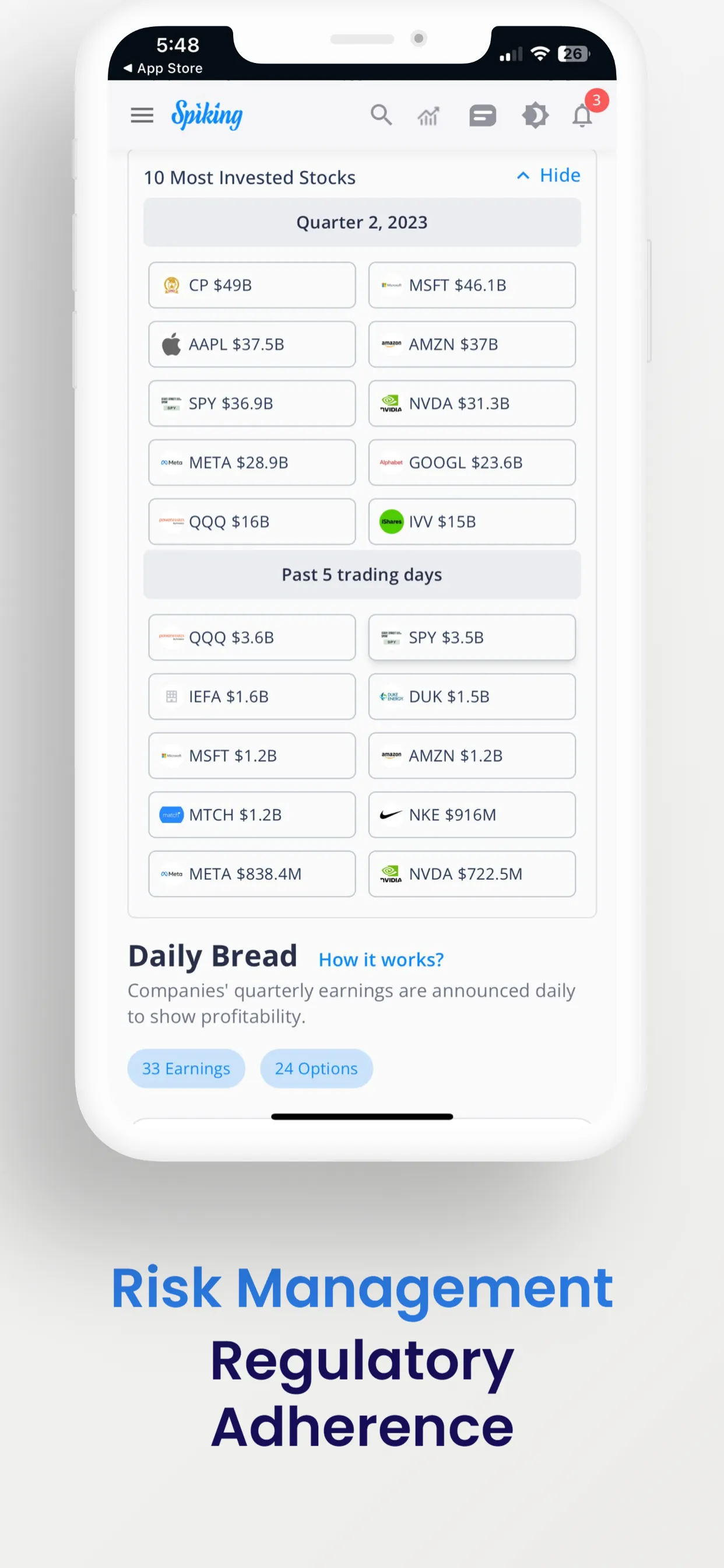 Spiking Stocks Trading AI Data | Indus Appstore | Screenshot