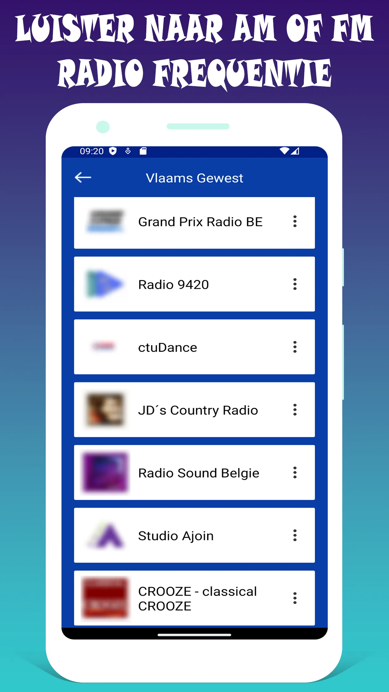 Radio Contact Belgique Online | Indus Appstore | Screenshot