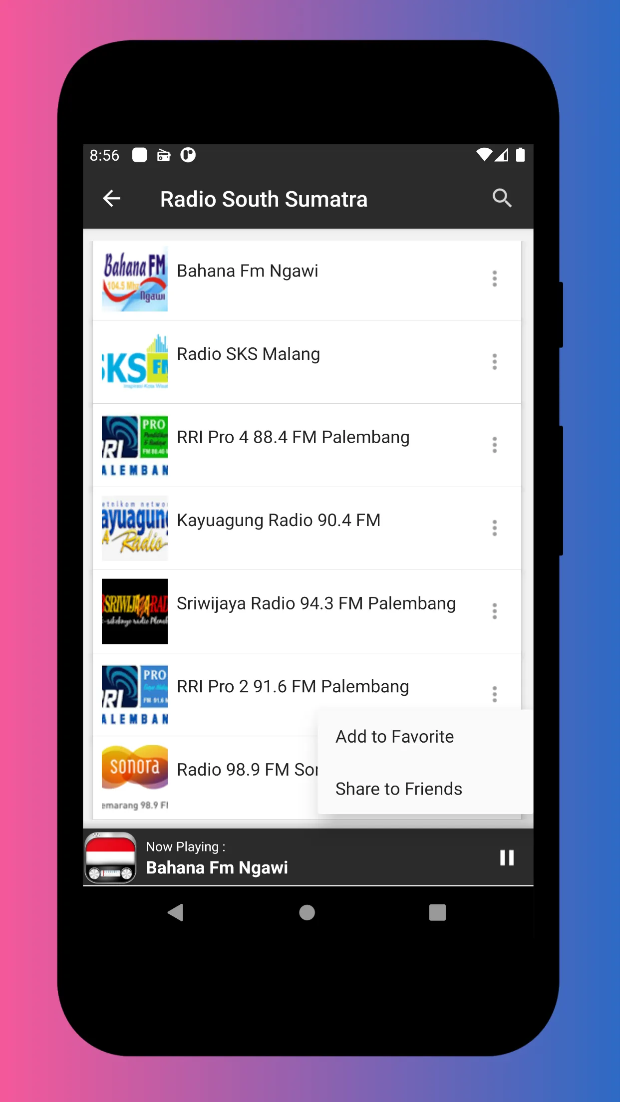 Radio Indonesia - Radio Online | Indus Appstore | Screenshot