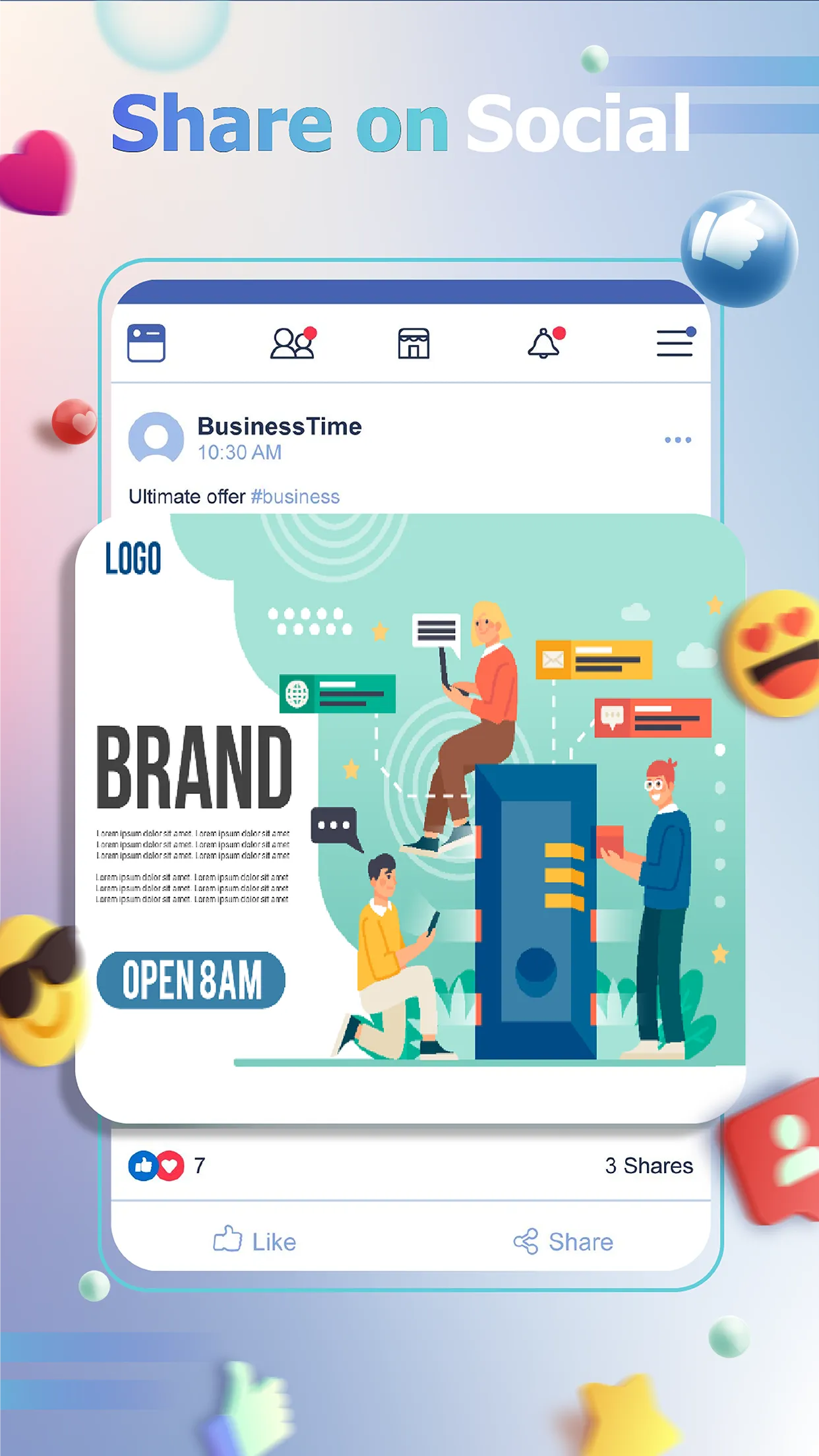 Banner Maker - Design Banner | Indus Appstore | Screenshot