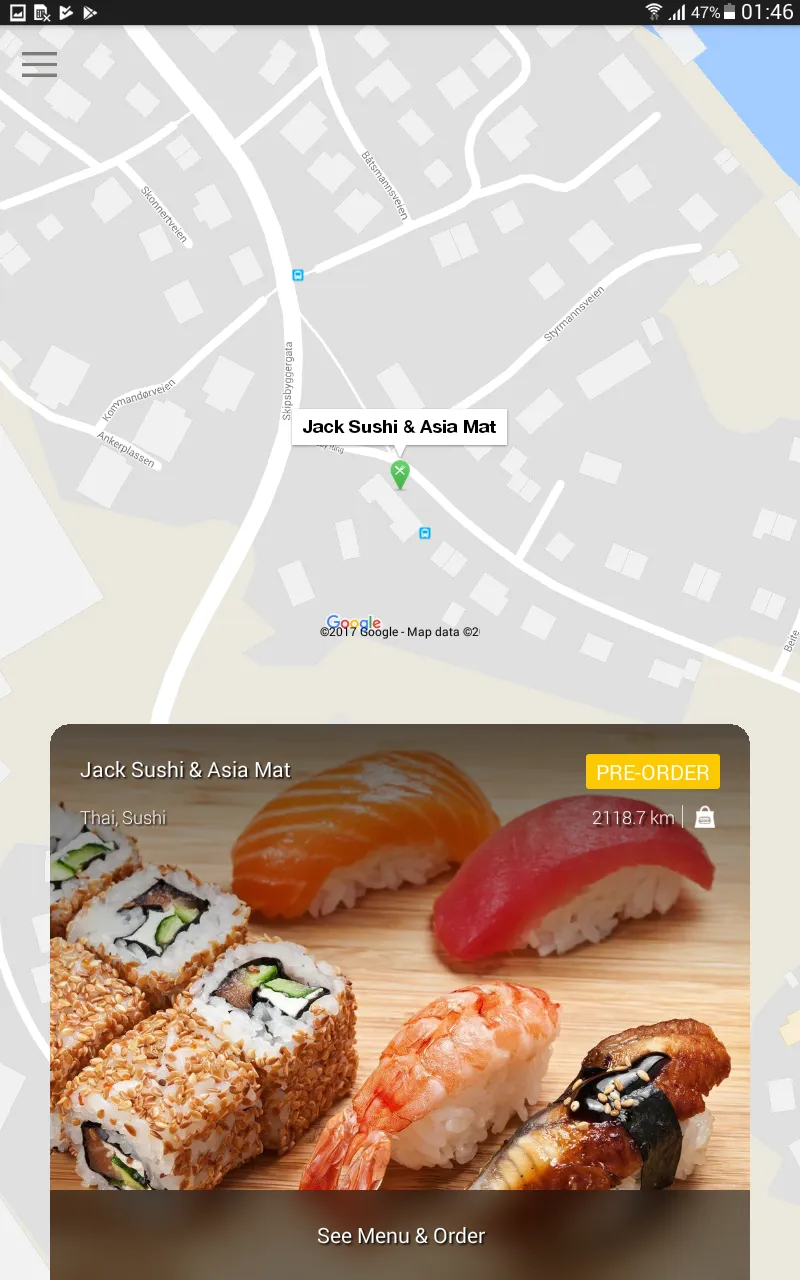 Jack Sushi & Asia Mat | Indus Appstore | Screenshot