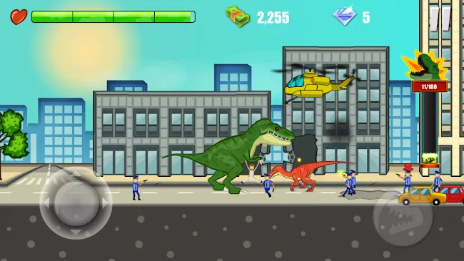 Jurassic Dinosaur City Rampage | Indus Appstore | Screenshot