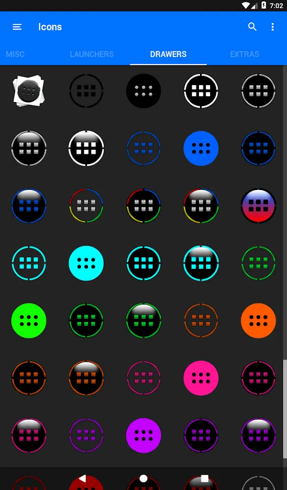 Light Blue Icon Pack | Indus Appstore | Screenshot