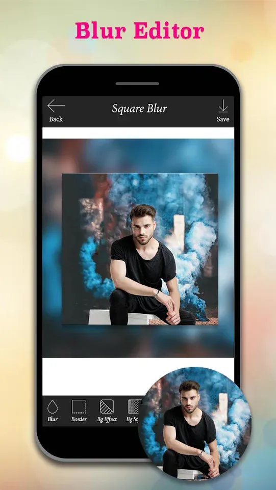 Blur : Blur Photo Editor, Squa | Indus Appstore | Screenshot