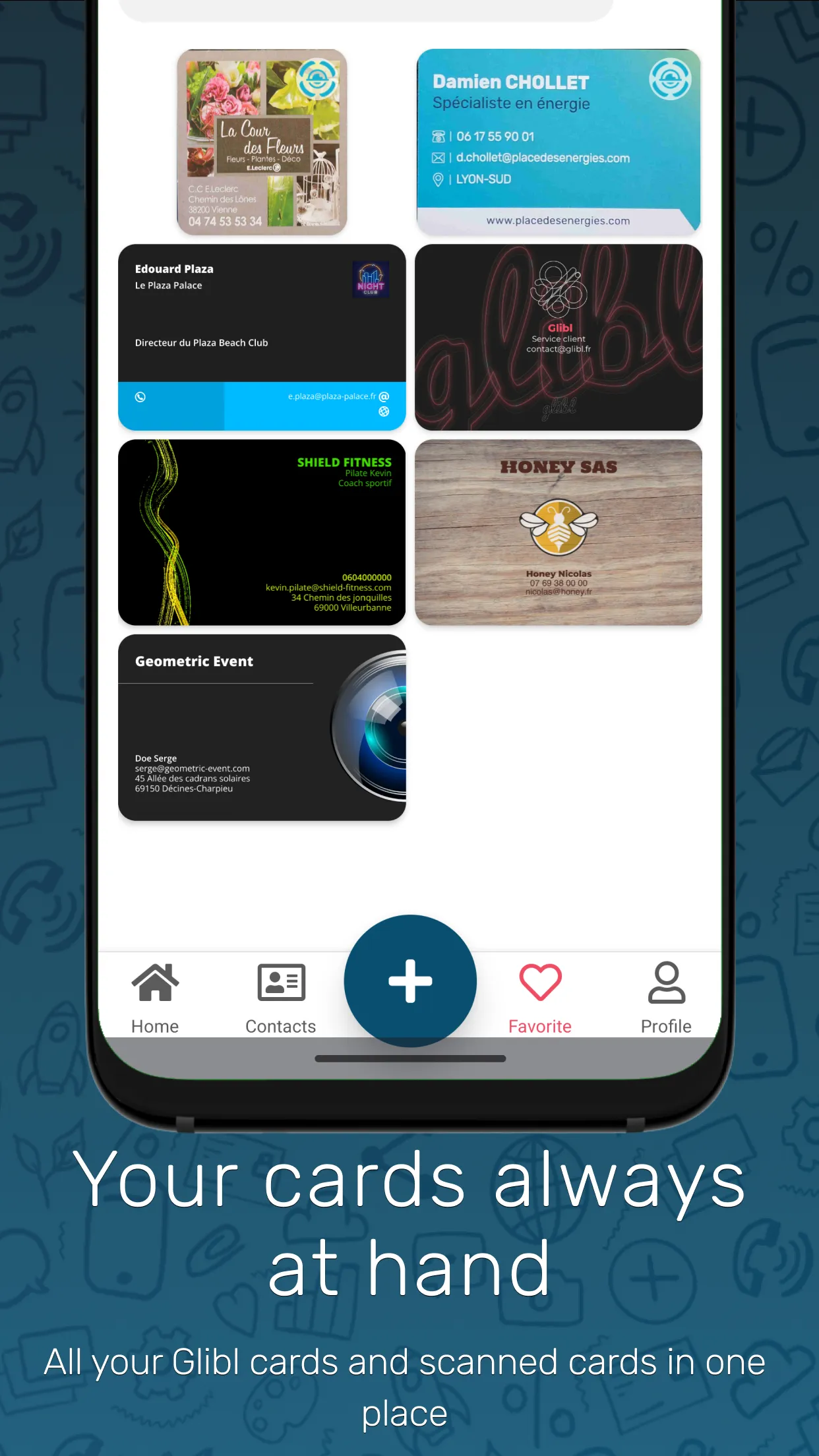 Glibl - Business card | Indus Appstore | Screenshot