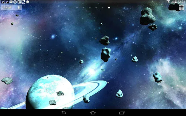 Asteroids 3D live wallpaper | Indus Appstore | Screenshot