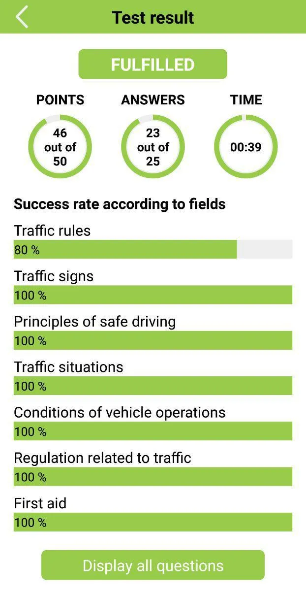 Driving school tests (CZ) | Indus Appstore | Screenshot