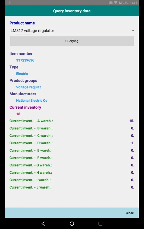 Warehouse Manager | Indus Appstore | Screenshot