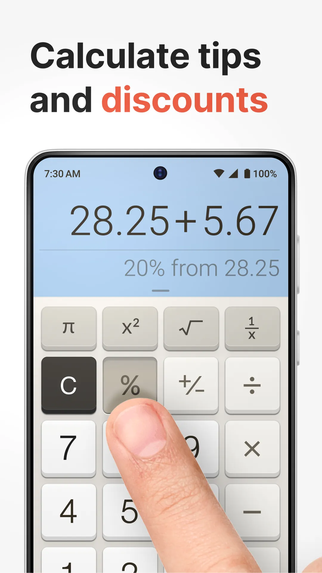 Calculator Plus with History | Indus Appstore | Screenshot