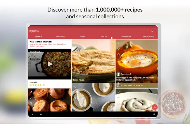 BigOven: 1 Million+ Recipes and Meal Planner | Indus Appstore | Screenshot