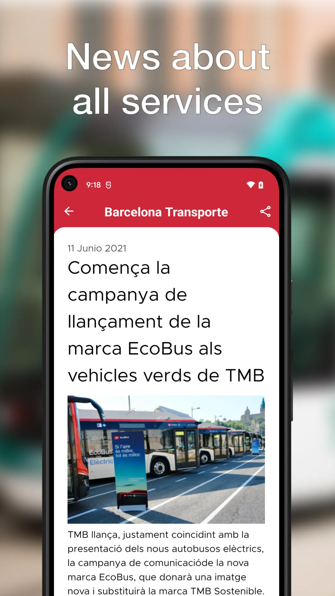 Barcelona Transport - TMB Bus | Indus Appstore | Screenshot