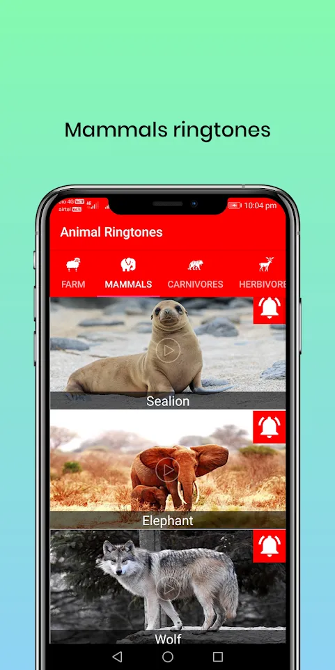 150 Animal Ringtones | Indus Appstore | Screenshot