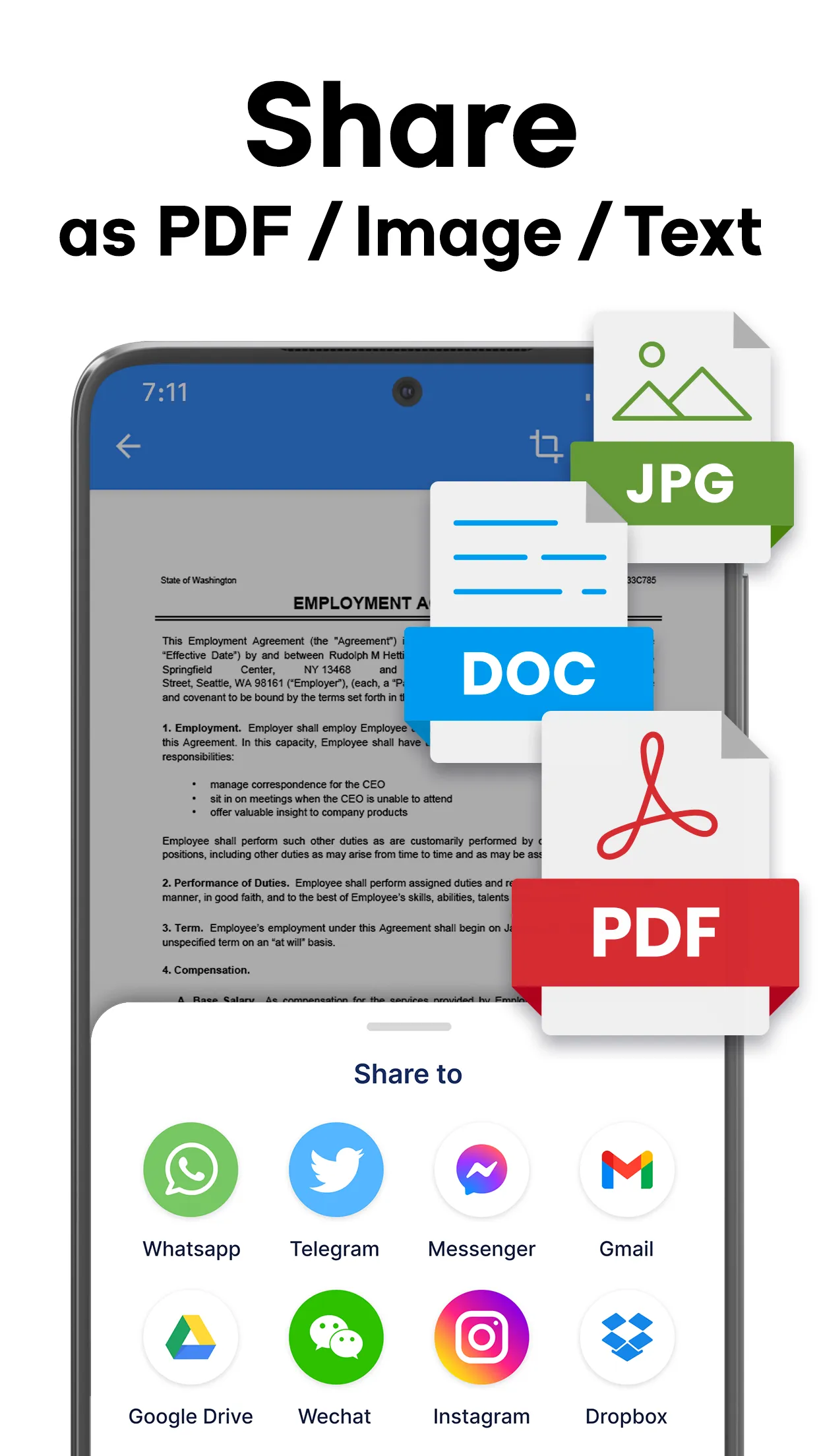 PDF Scanner - Document Scanner | Indus Appstore | Screenshot
