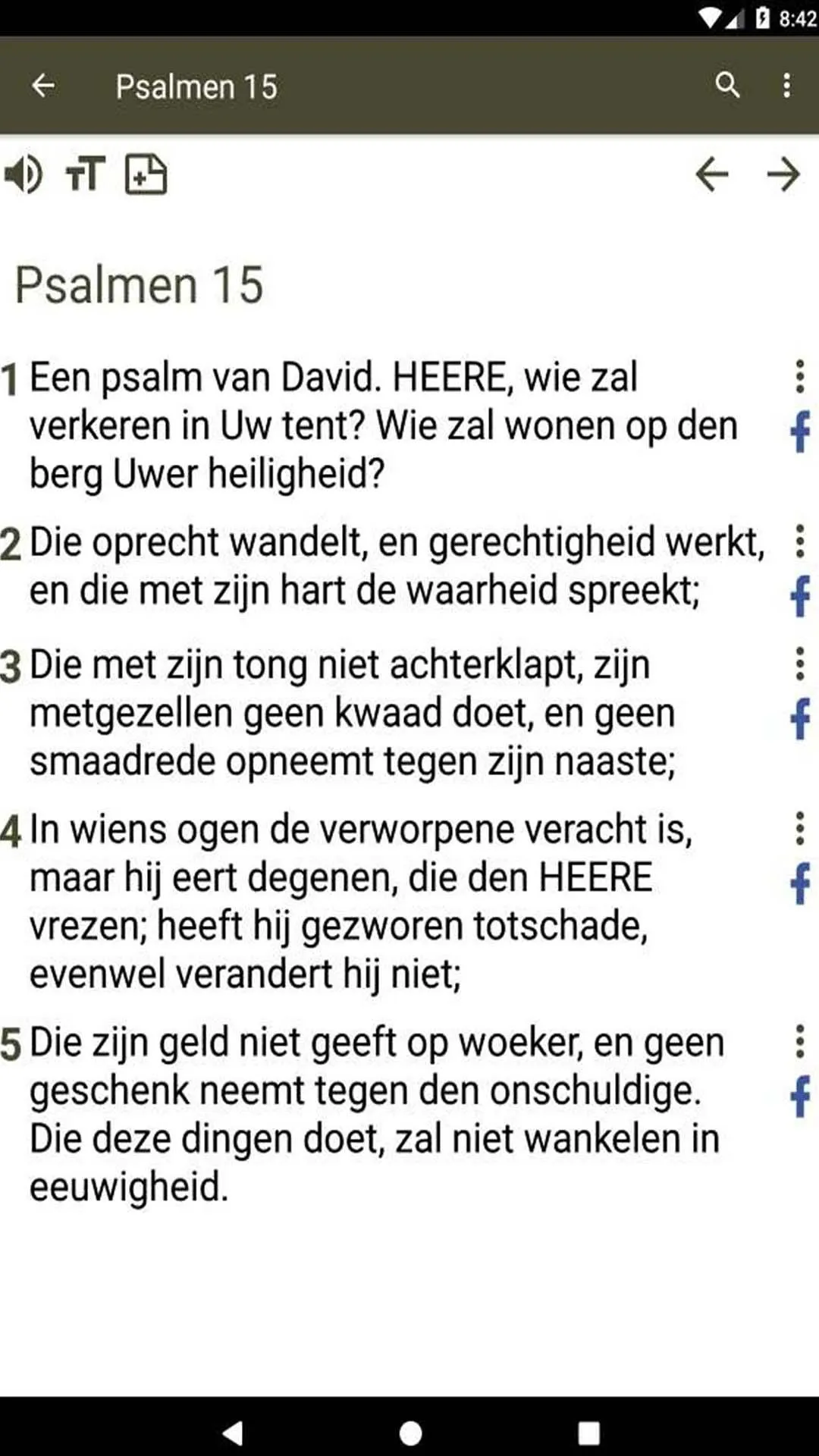 Bible app in Dutch with audio | Indus Appstore | Screenshot