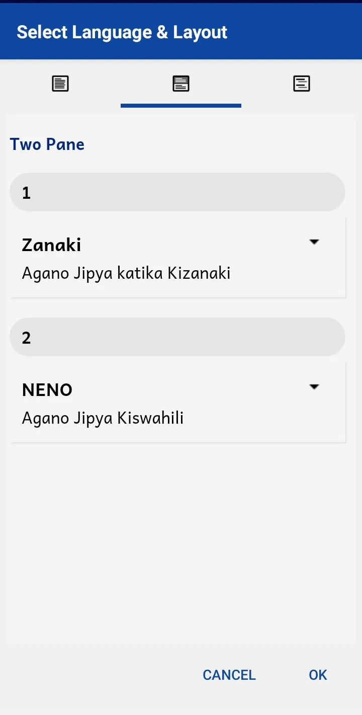 Zanaki Bible with Swahili | Indus Appstore | Screenshot