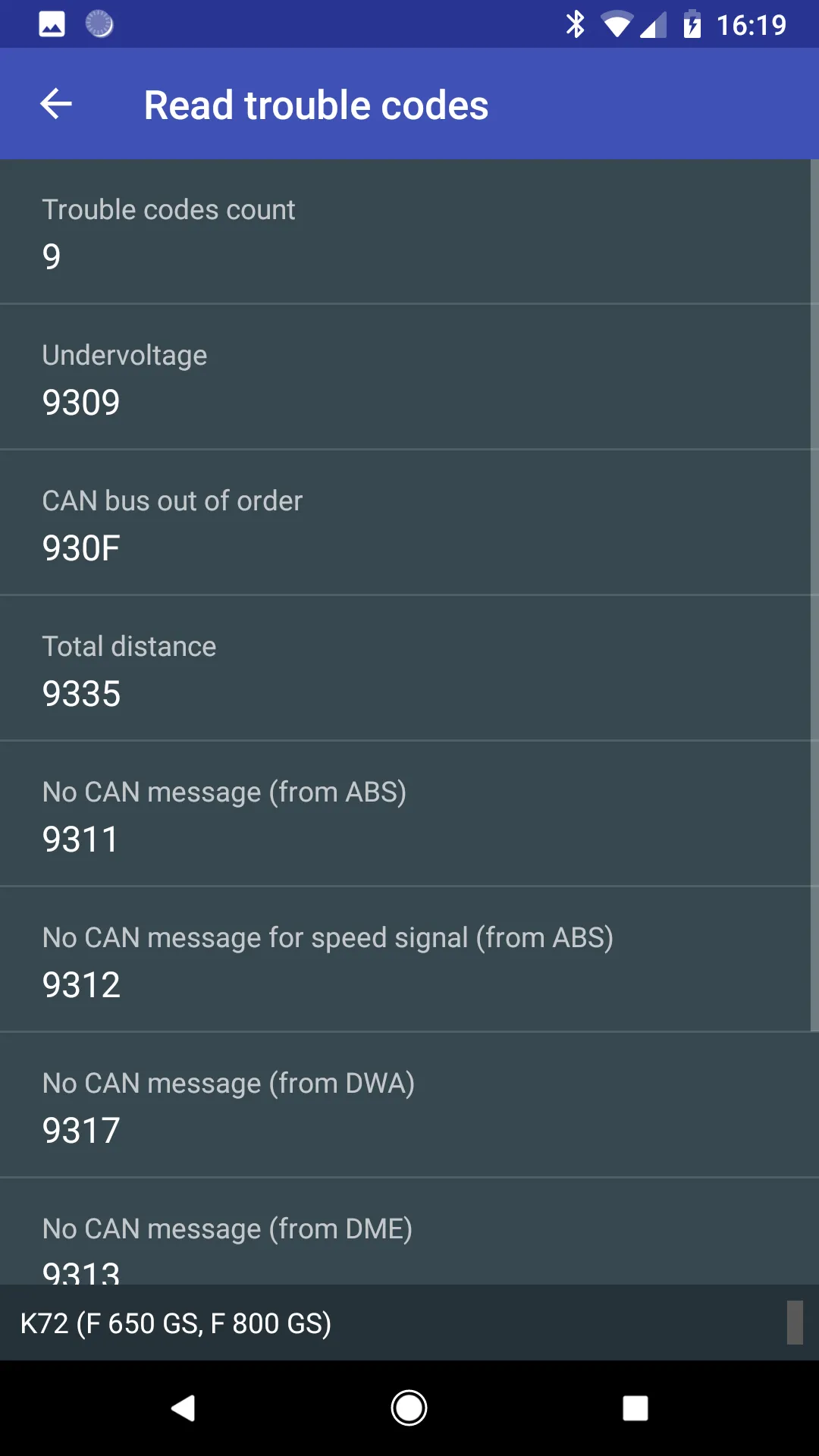MotoScan for BMW Motorcycles | Indus Appstore | Screenshot