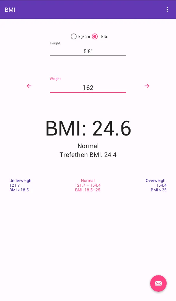 BMI Body Mass Index | Indus Appstore | Screenshot