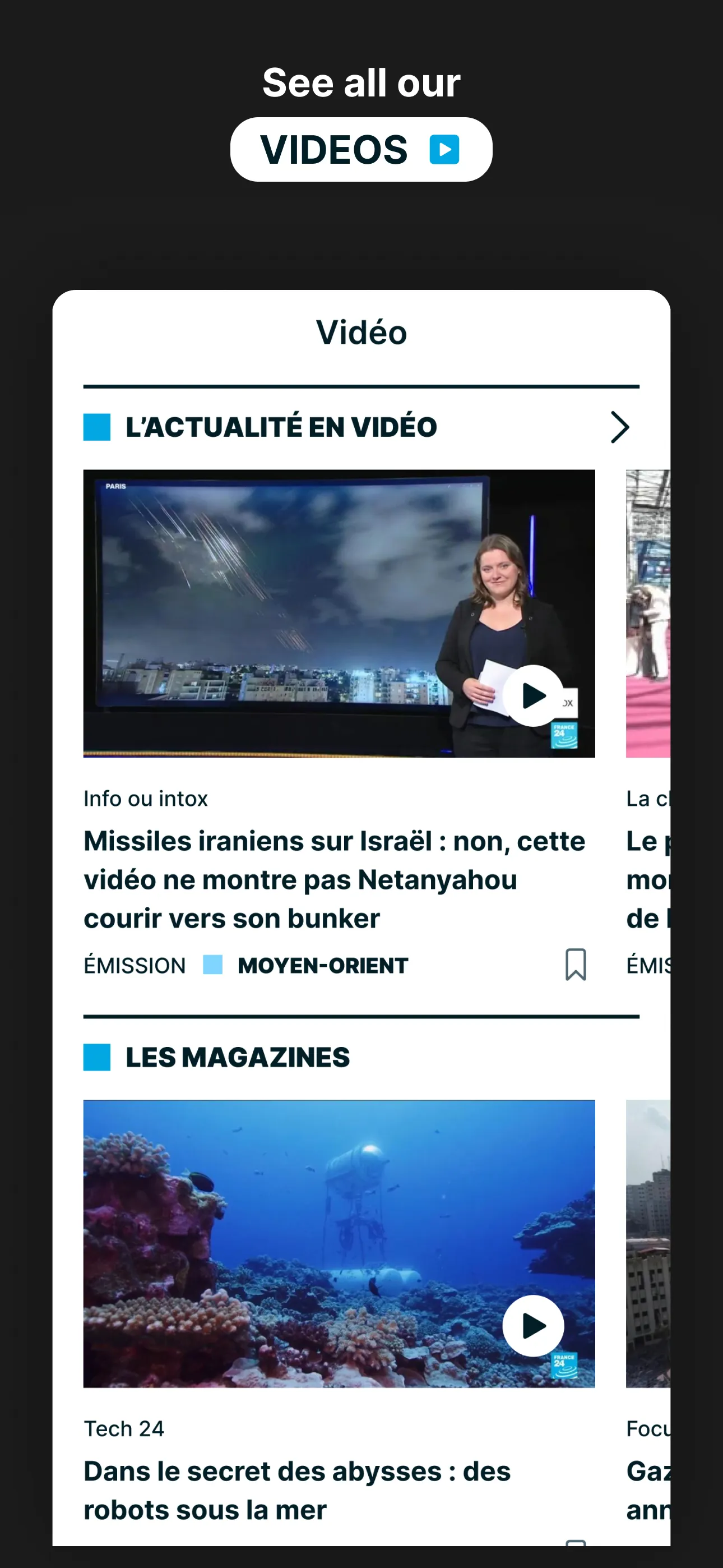 FRANCE 24 - Live news 24/7 | Indus Appstore | Screenshot