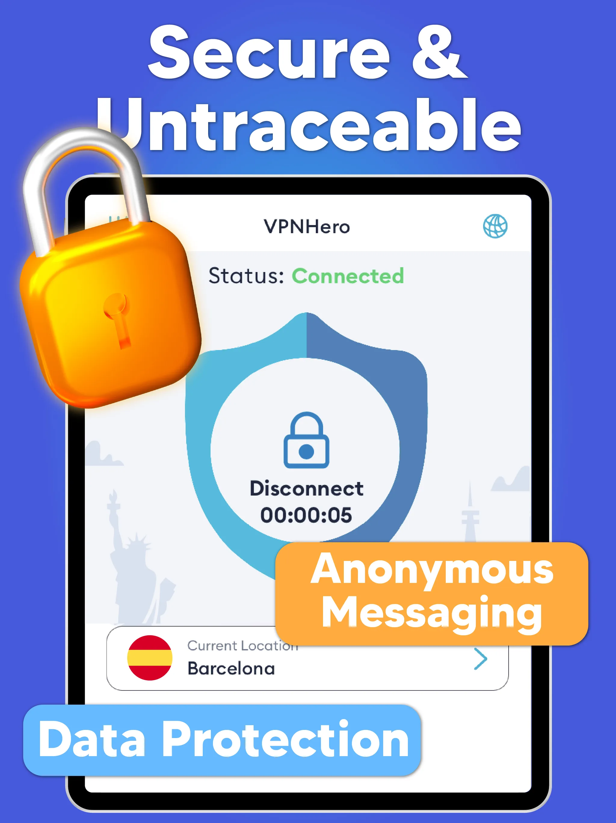 VPN Hero: Secure VPN Proxy | Indus Appstore | Screenshot