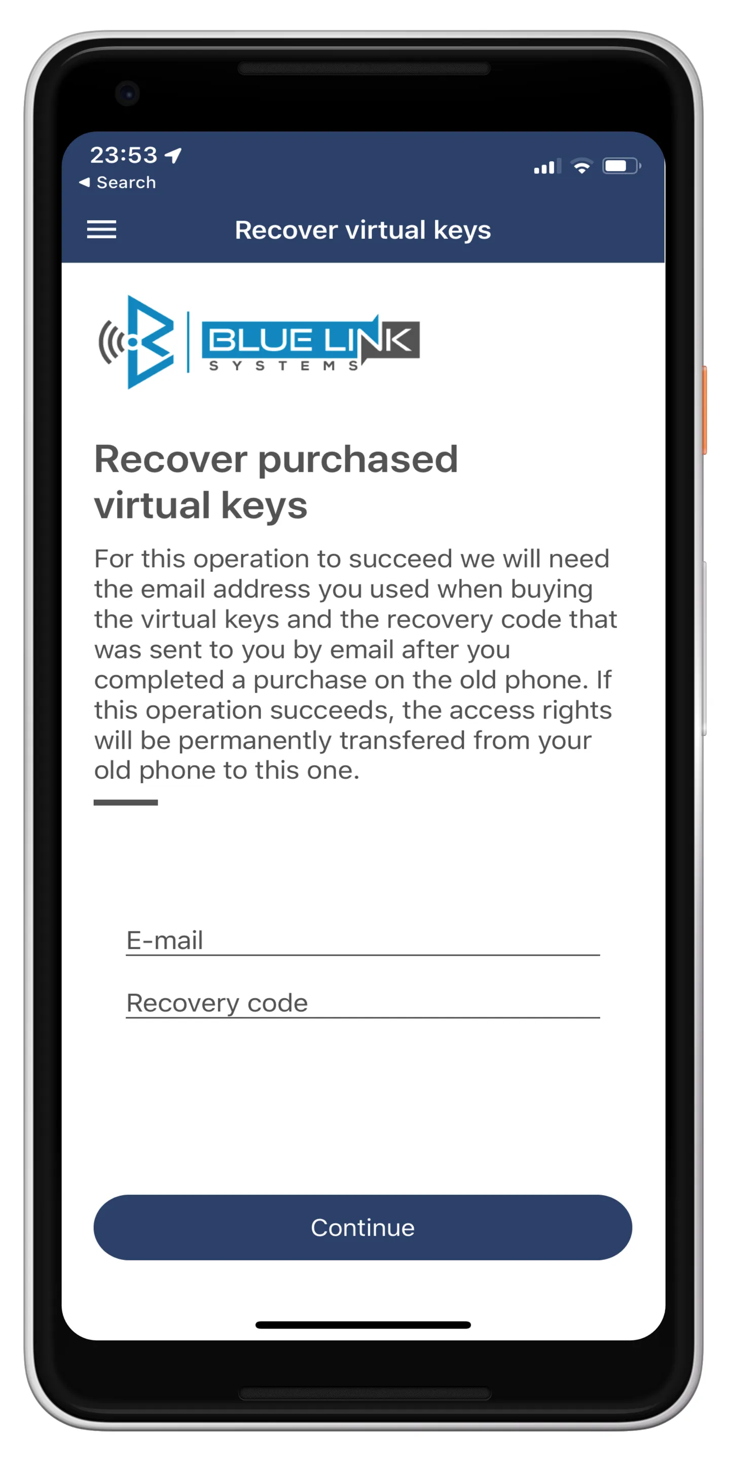 BlueLink Access | Indus Appstore | Screenshot