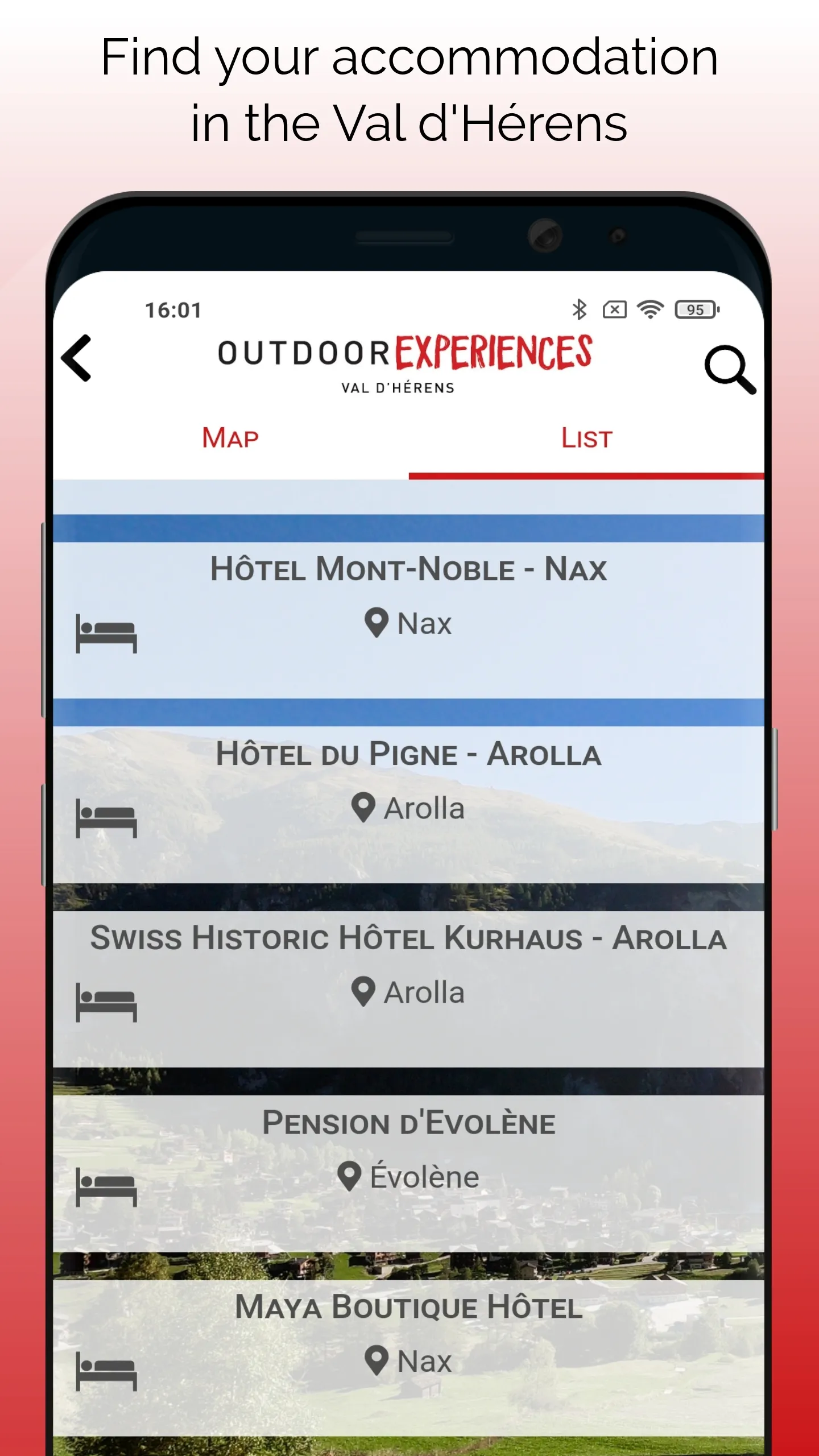 Val d'Hérens OutdoorExperience | Indus Appstore | Screenshot